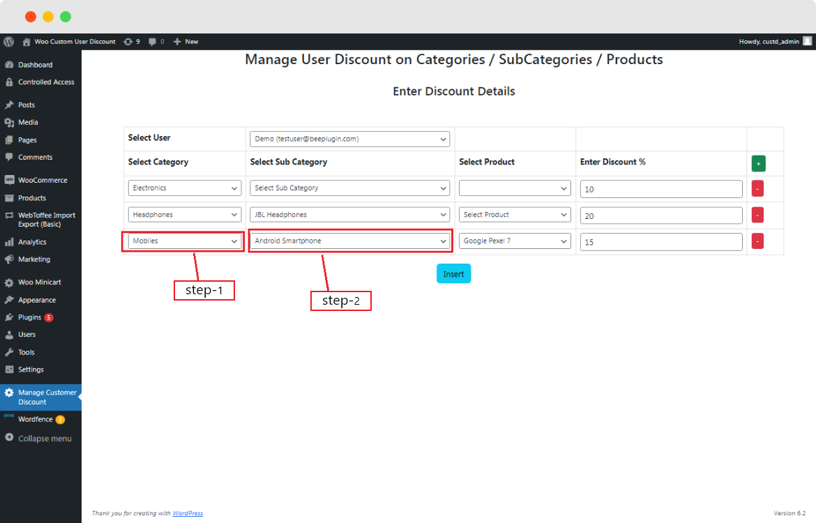 Custom WooCommerce Discount