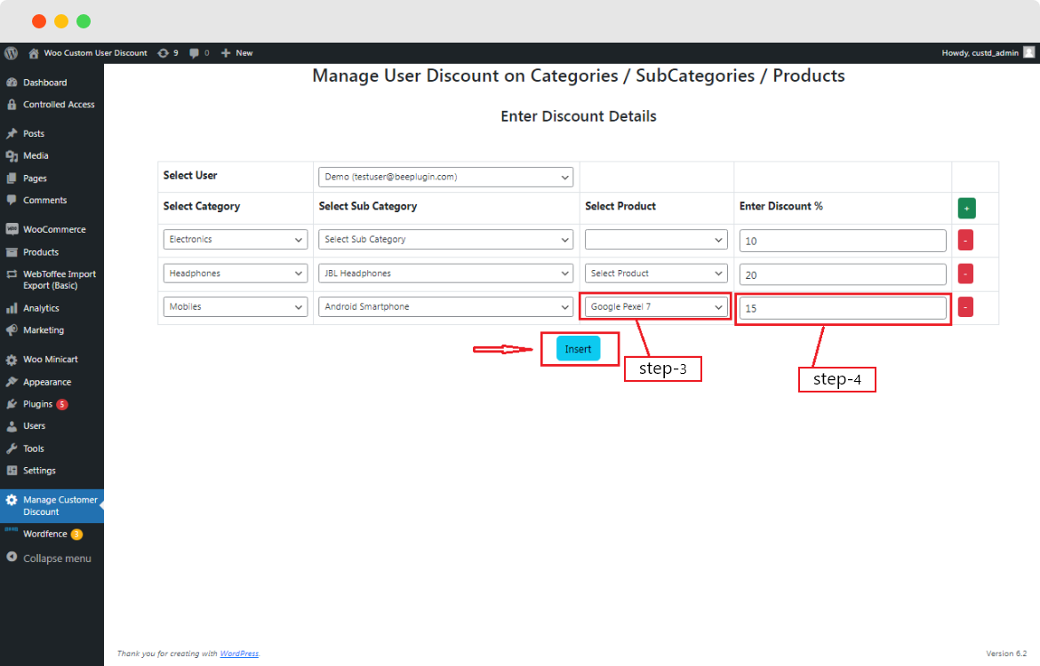 Custom WooCommerce Discount