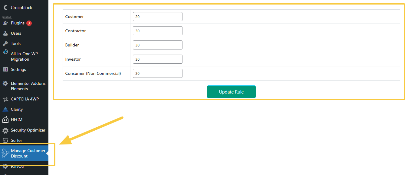 WooCommerce Retail Discount Plugin