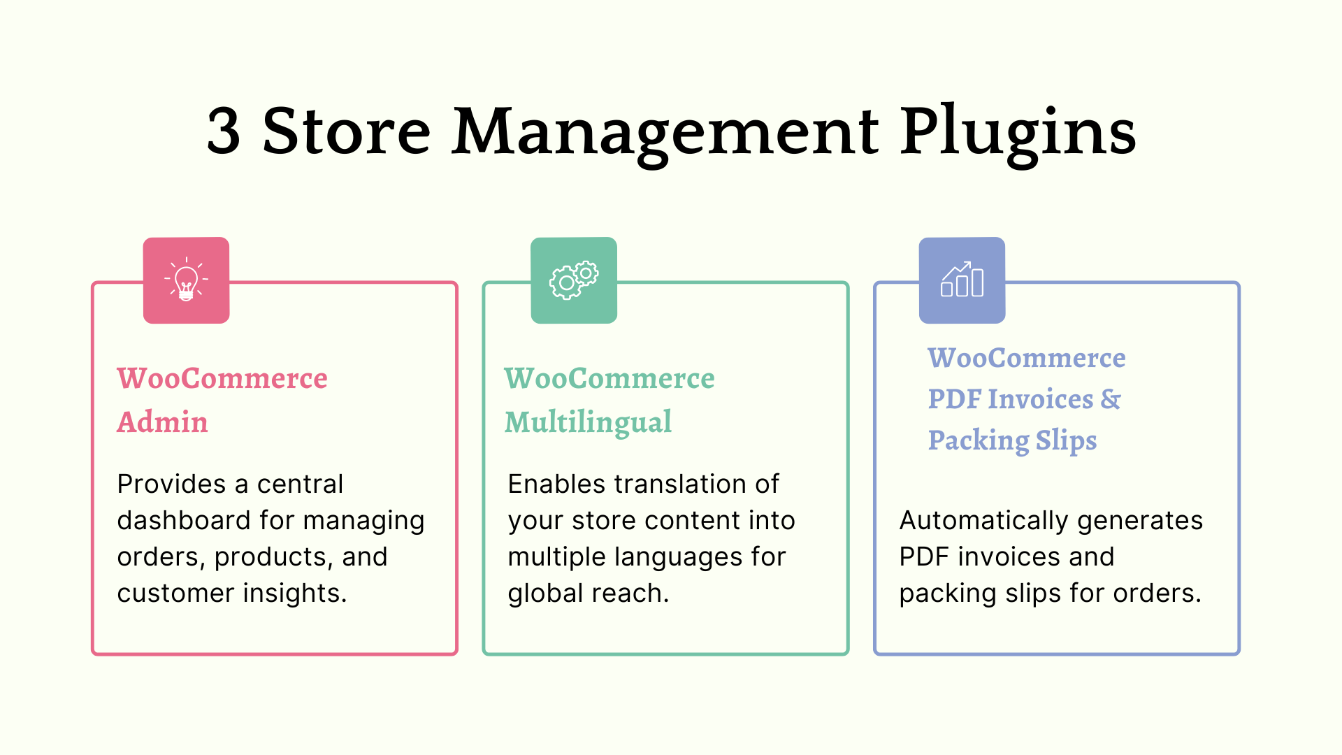 Store Management Plugins